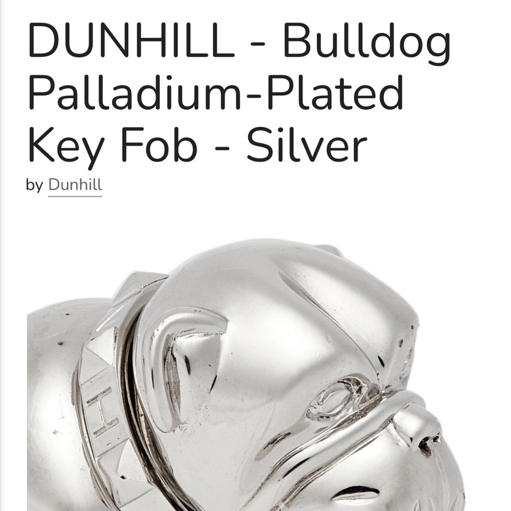 Alfred Dunhill Bulldog Keyfob